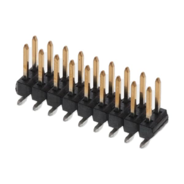 Molex Board Connector, 18 Contact(S), 2 Row(S), Male, Straight, 0.1